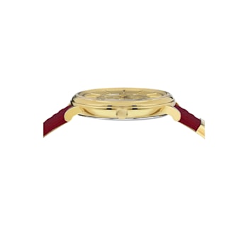 Versace V-Circle Medusa Strap Watch