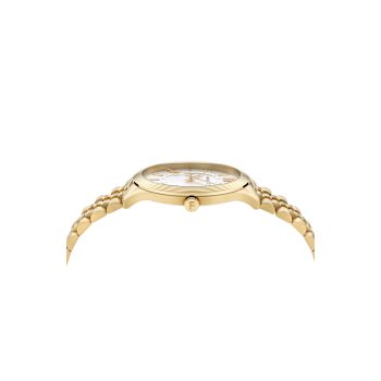 Ferragamo Duo Yellow Stainless Steel Bracelet Watch