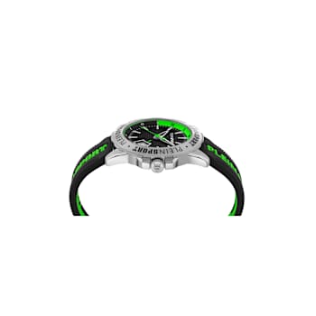 Rampage Black Dial Silicone Strap Watch