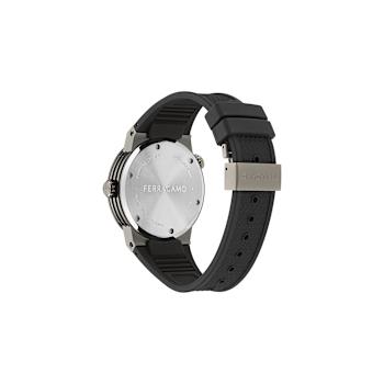 F-80 GMT Worldtime Black Polyurethane Strap Watch