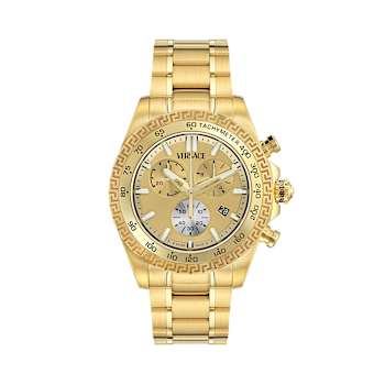 Versace Chrono X IP Yellow Bracelet Watch