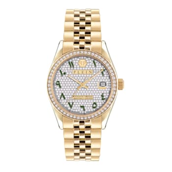 Philipp Plein Date Superlative White Dial Yellow Stainless Steel
Bracelet Watch