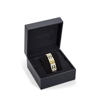 Versace Reveal Green Dial Two-tone Stainless Steel Bracelet Watch