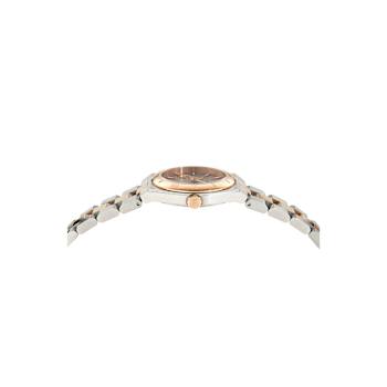 Vega Upper East Gray Dial Two-tone Stainless Steel Bracelet Watch