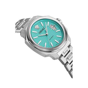 Dylos Automatic Blue Dial Stainless Steel Bracelet Watch