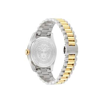 Versace Millenyium Green Dial Two-tone Stainless Steel Bracelet Watch