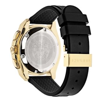 Versace Geo Chrono Strap Watch