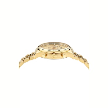 Hellenyium Chrono Petite Yellow Stainless Steel Bracelet Watch