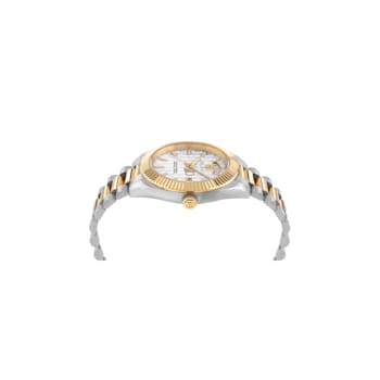 Date Superlative Two-tone Bracelet Mens Watch