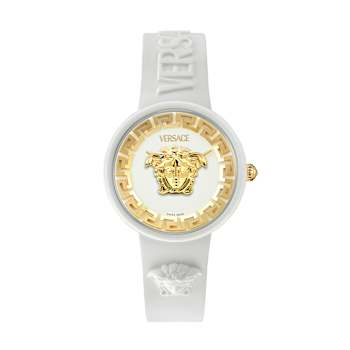 Medusa Pop White Dial Silicone Watch