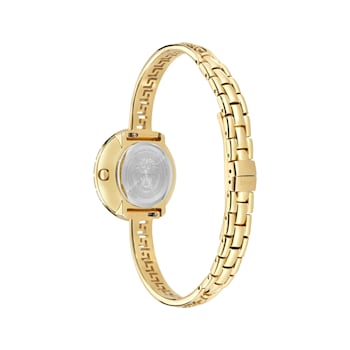 La Greca Womens Watch IP Yellow Gold Case Black Guilloché Dial IP Yellow
Gold Bracelet