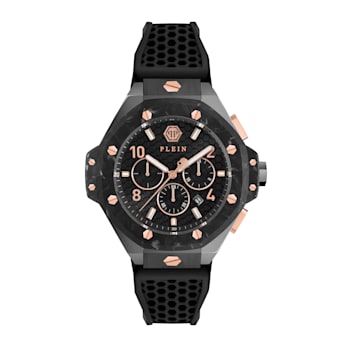 Plein Chrono Royal Silicone Strap Mens Watch