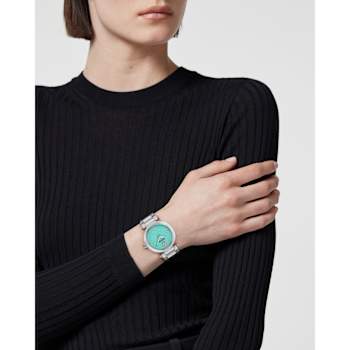 腕時計その他 Versace Versace V-Dollar Leather Watch With Guilloche Dial Amazon.com: Versace V-Dollar Collection Luxury Womens Watch