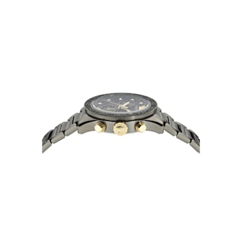 Versace Greca Dome Chrono Bracelet Watch