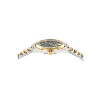 Versace Millenyium Green Dial Two-tone Stainless Steel Bracelet Watch