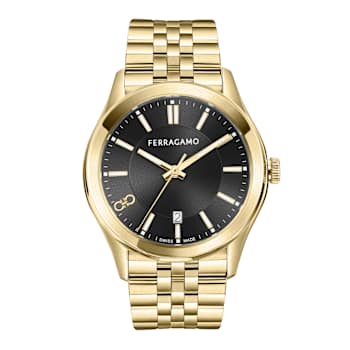 Ferragamo Classic IP Yellow Bracelet Watch