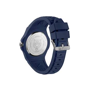 New Fearless Blue Dial Silicone Strap Watch