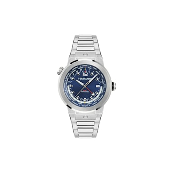 F-80 GMT Worldtime Stainless Steel Bracelet Watch