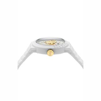 V-Pop White Dial Silicone Watch