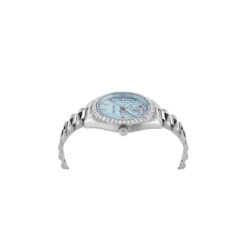 Date Superlative Stainless Steel Bracelet Mens Watch