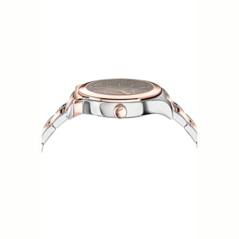 Ferragamo 1927 Black Dial Two-tone Stainless Steel Automatic Watch
