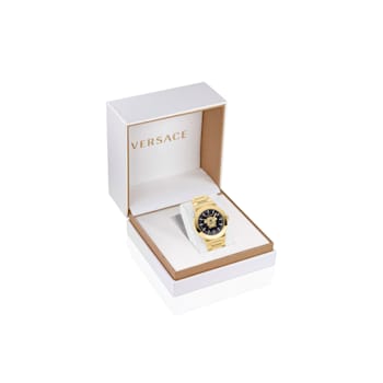Versace Medusa Infinite Yellow Stainless Steel Bracelet Watch
