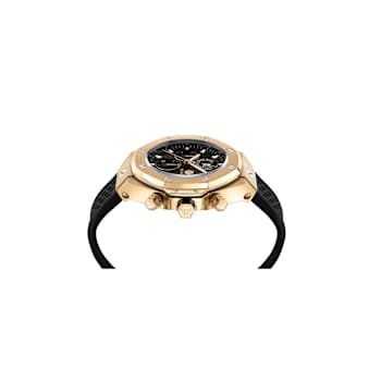Plein Chrono Royal Yellow Stainless Steel Case Silicone Watch