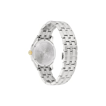 Versace Greca Time GMT Stainless Steel Bracelet Watch