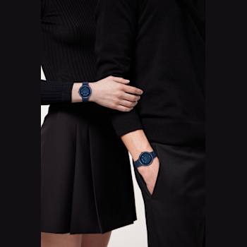 Versace Medusa Pop Navy Silicone Strap Watch