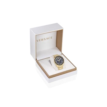 Versace Greca Dome Chrono Bracelet Watch