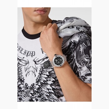 Philipp Plein The $kull Synthetic Strap Watch