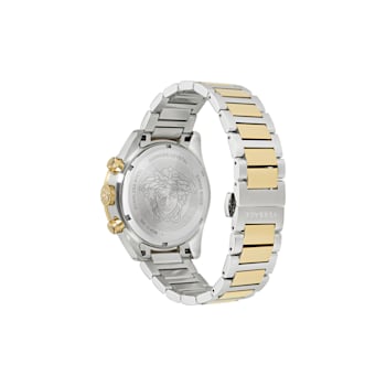 Versace Greca Dome Chrono Bracelet Watch