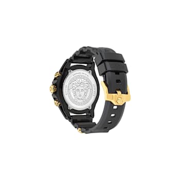 Icon Active Chronograph Transparent Black Case Watch
