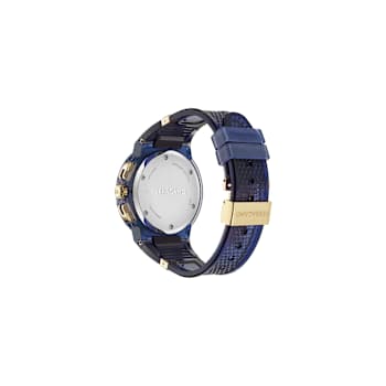 F-80 Translucent Blue Dial Chronograph Watch