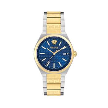 V-Auria Blue Dial Two-tone Stainless Steel Bracelet Watch