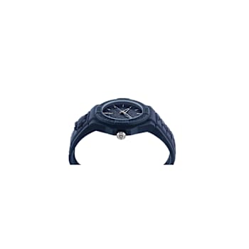 New Fearless Blue Dial Silicone Strap Watch