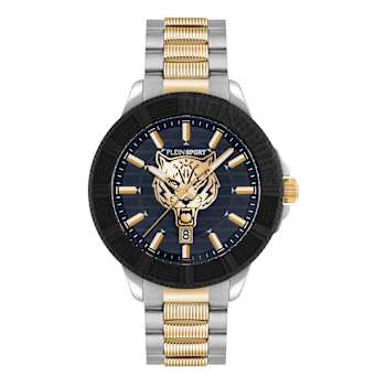 City Rush Blue Dial Two-tone Bracelet Watch