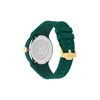 V-Pop Green Dial Silicone Watch