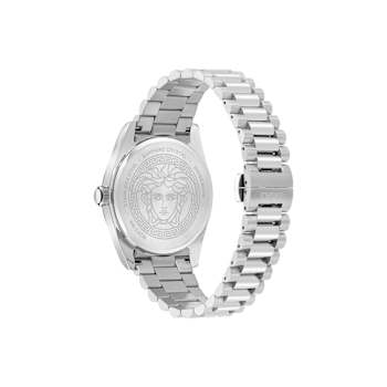 Versace Millenyium Blue Dial Stainless Steel Bracelet Watch