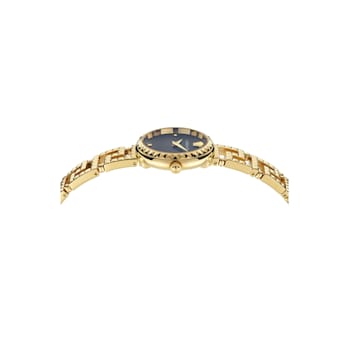Versace Greca Goddess Black Dial Bracelet Watch