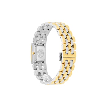 Versace Reveal Green Dial Two-tone Stainless Steel Bracelet Watch