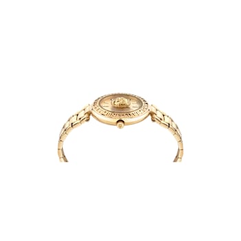 Opium Champagne Dial IP Yellow Bracelet Watch