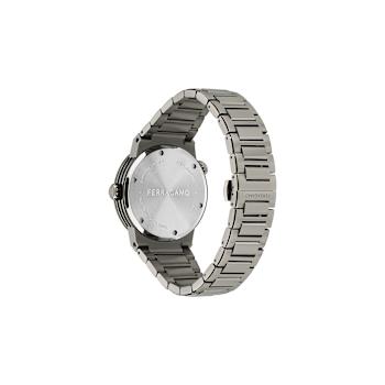 F-80 GMT Worldtime Gunmetal Stainless Steel Bracelet Watch