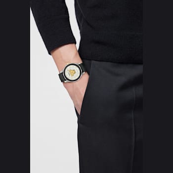 Medusa Deco Leather Watch