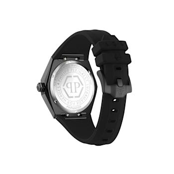 The $kull Spikes Silicone Strap Watch