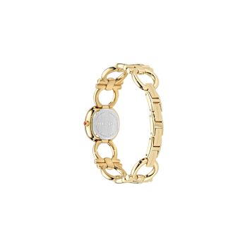 Double Gancini Yellow Stainless Steel Bracelet Watch