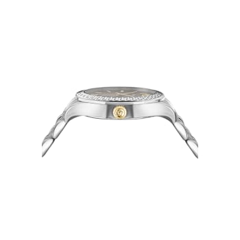 Versace Hellenyium Black Sunray Dial Bracelet Watch