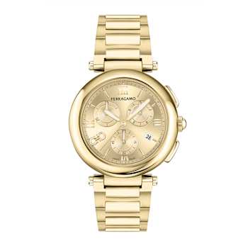 Ferragamo Legacy IP Yellow Bracelet Watch