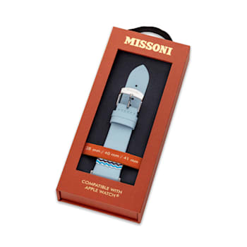 Missoni Zigzag Leather Apple Strap