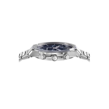 Ferragamo Sapphire Chrono Stainless Steel Bracelet Watch